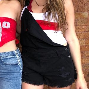 American Eagle Black Overalls SOLD